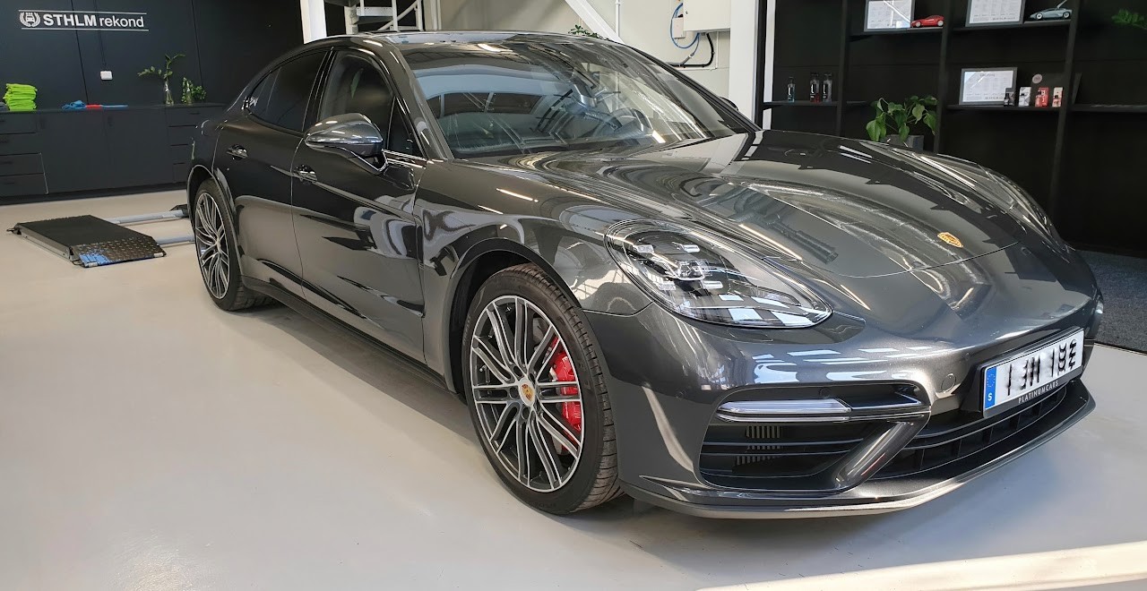 Grå Porsche i STHLM Rekonds portfolio